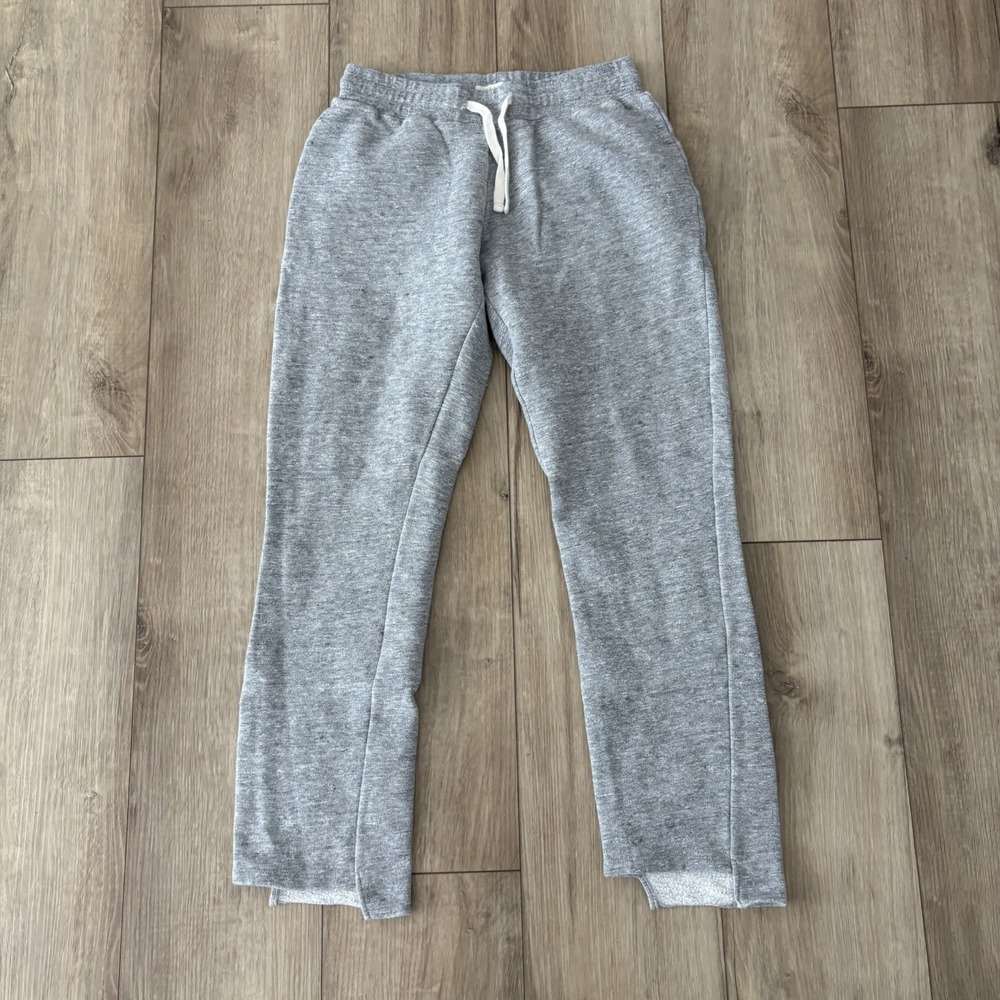 Mile(s) by Madewell Women Gray Sweatpants XXS Pull‎ On Raw Hem Soft Loungewear